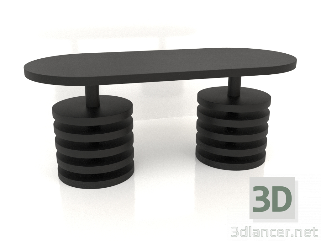 modello 3D Tavolo da lavoro RT 03 (1800x800x750, legno nero) - anteprima