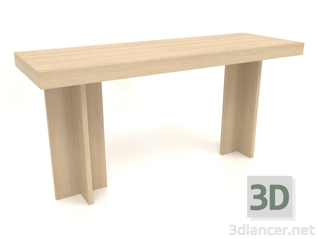 3D modeli Çalışma masası RT 14 (1600x550x775, ahşap beyazı) - önizleme