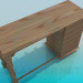 3d model Wooden desk - preview