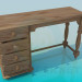 Modelo 3d Mesa de madeira - preview