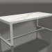 Modelo 3d Mesa de jantar 210 (DEKTON Aura, cinza cimento) - preview