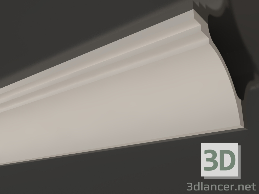 modèle 3D Corniche plafond en plâtre haut KGP 003 (115x130) - preview