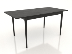 फोल्डिंग डाइनिंग टेबल FARGO 1600x800x750 मिमी (काला ओक)