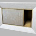 Modelo 3d Mesa de cabeceira de madeira com couro-aparado Semiramide de Art Deco - preview