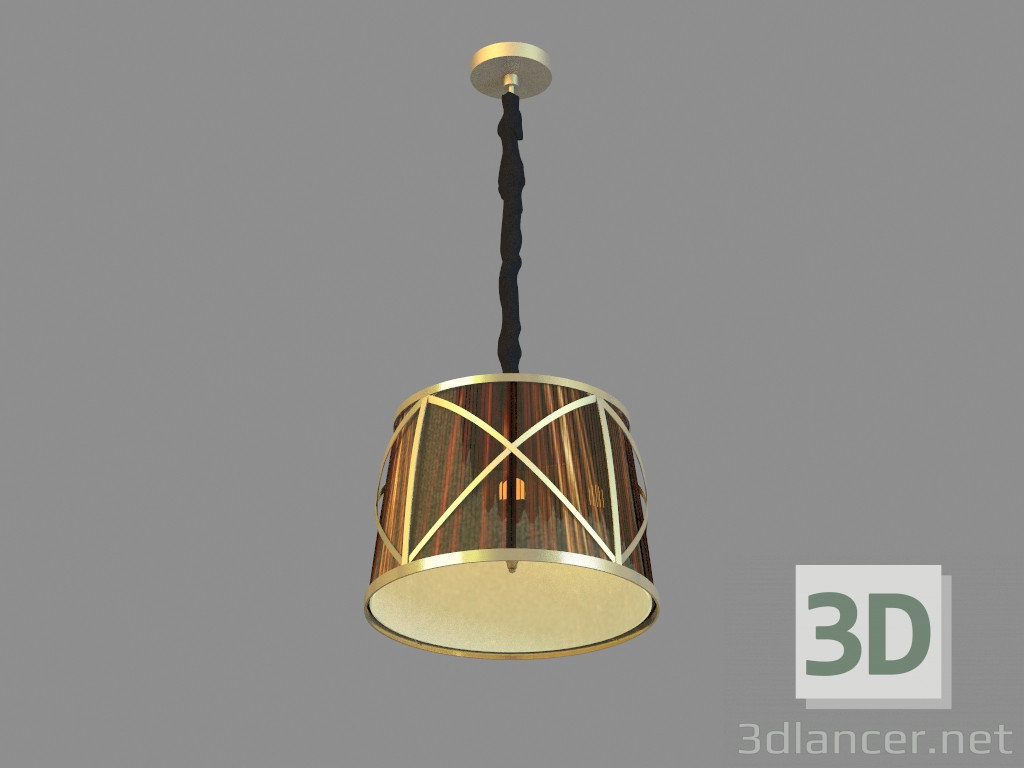 modello 3D Lampada a sospensione A2805SP-1BK - anteprima