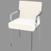modèle 3D chaise avec accoudoirs - preview