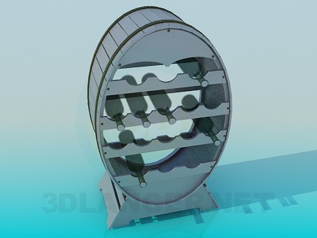 modelo 3D Sostenedor del vino - escuchar modelo 3D Sostenedor del vino - escuchar