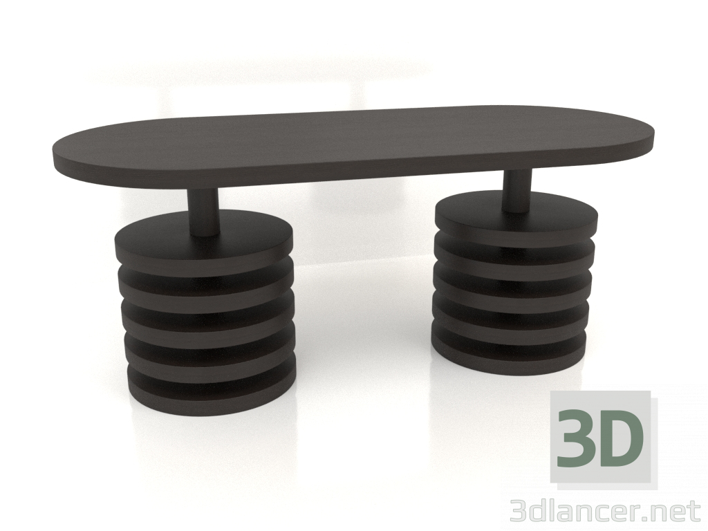 modèle 3D Table de travail RT 03 (1800x800x750, bois brun foncé) - preview