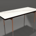3d model Dining table (Black, DEKTON Aura) - preview