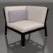 modello 3D Modulo divano, sezione 6 (Nero) - anteprima