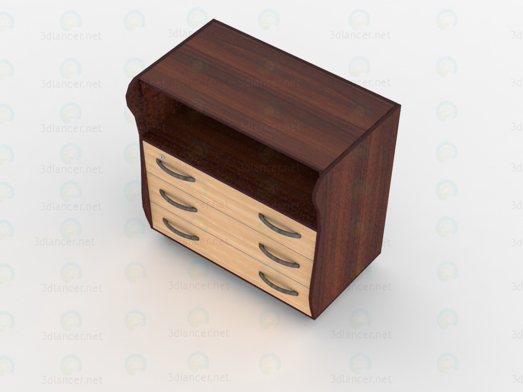 3d 341893 type 4, dresser with changing table model buy - render