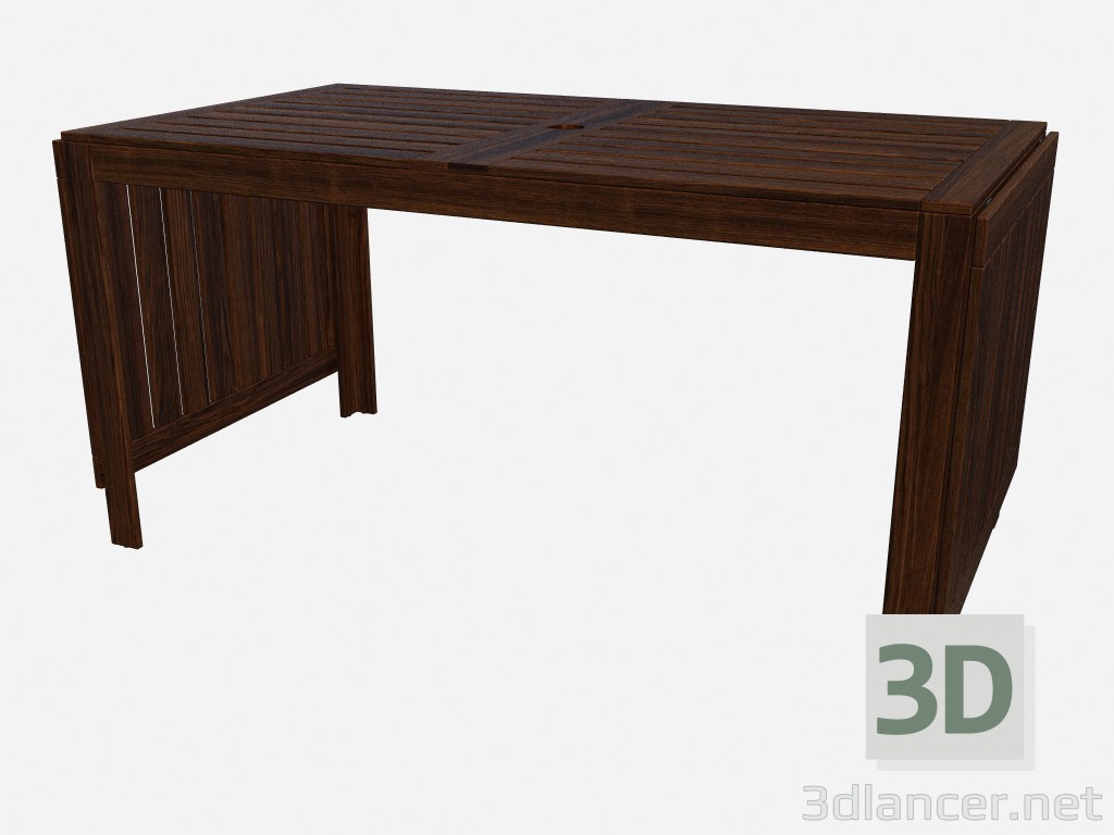 3d model Drop-leaf table (nerazlozhennyj) - preview