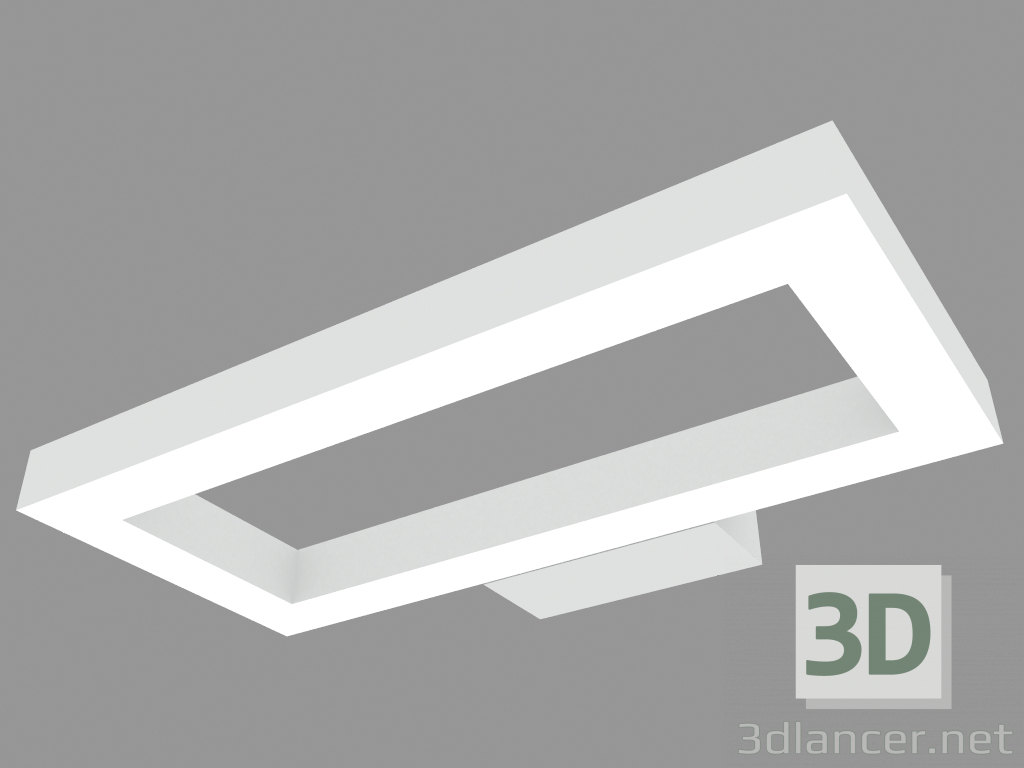 modello 3D Lampada da parete TRIM HORIZONTAL APPLIQUE (S3170W) - anteprima
