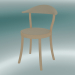 modello 3D Sedia MONZA sedia da bistrot (1212-20, faggio naturale, caffè latte) - anteprima