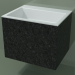 3D modeli Duvara monte lavabo (02R133302, Nero Assoluto M03, L 60, P 48, H 48 cm) - önizleme