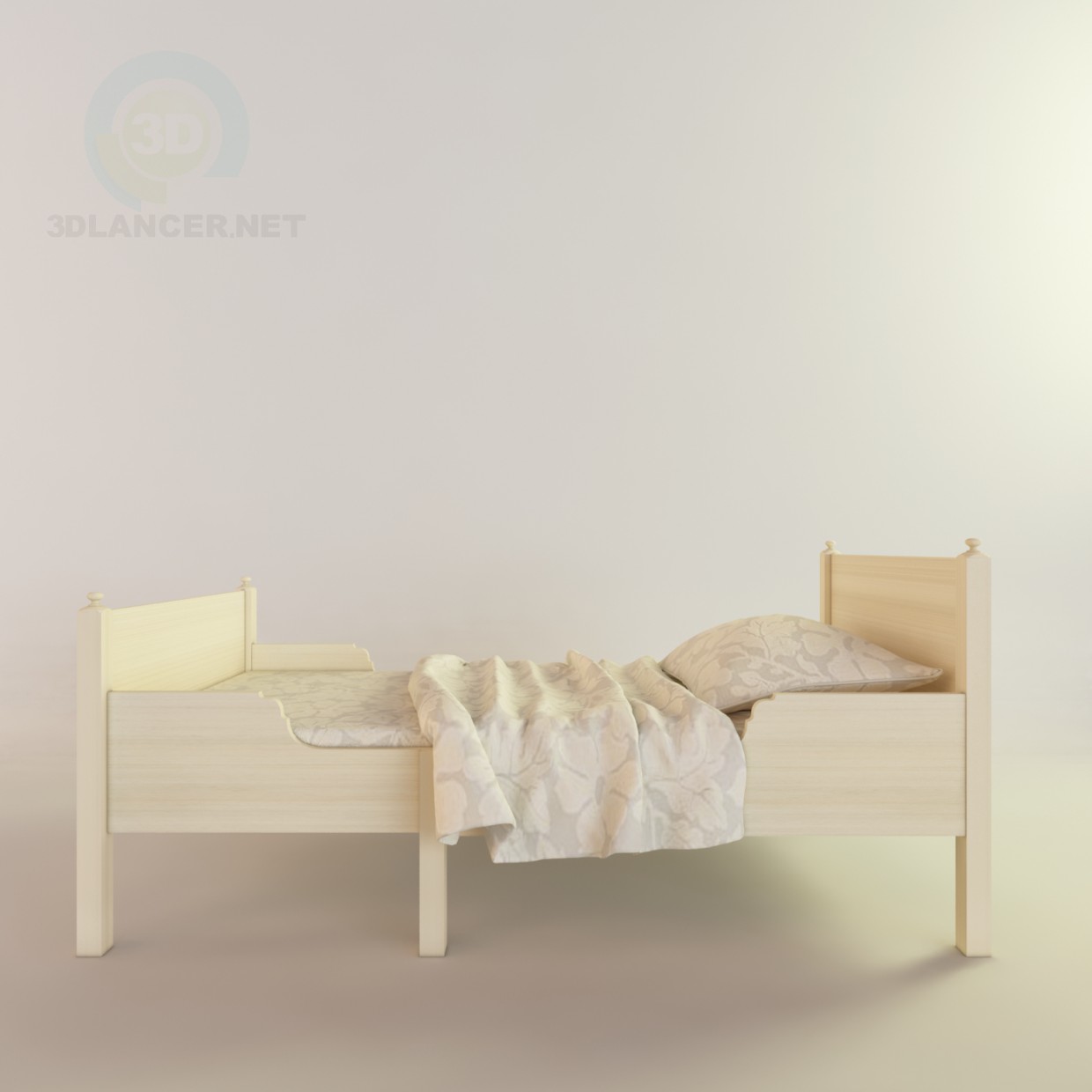 3d model child's bed (ikea) - preview 3d model child's bed (ikea) - preview
