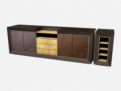 Large horizontal chest Art Deco Toska Z01
