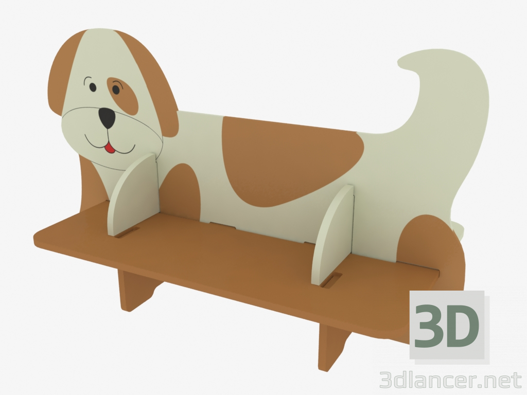 3d model Bench (8027) - preview