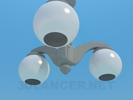3d model Chandelier with round plafonds - preview 3d model Chandelier with round plafonds - preview