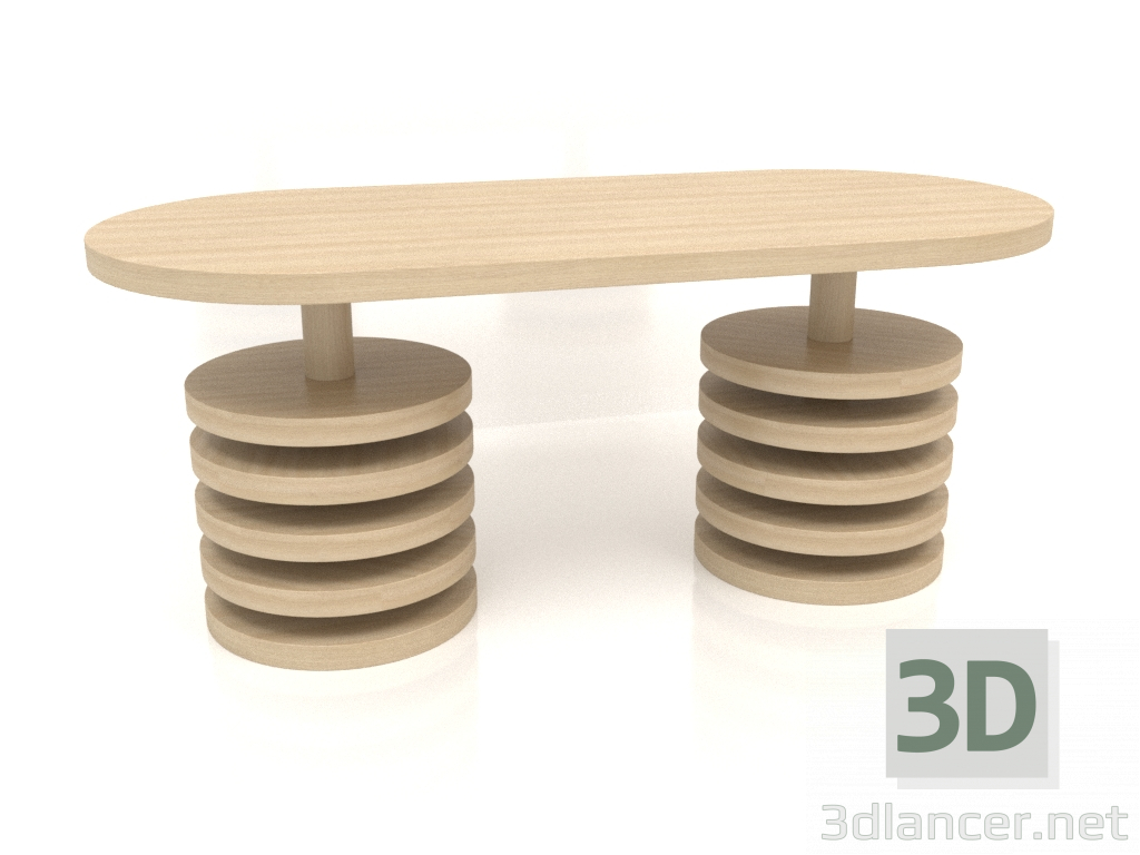 modèle 3D Table de travail RT 03 (1800x800x750, bois blanc) - preview