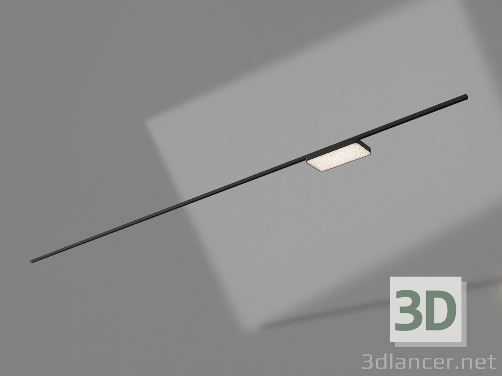modello 3D Lampada LGD-AFINA-4TR-S600x300-50W Bianco6000 (BK, 110 gradi, 230V) - anteprima