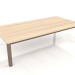 3d model Coffee table 70×140 (Bronze, Iroko wood) - preview