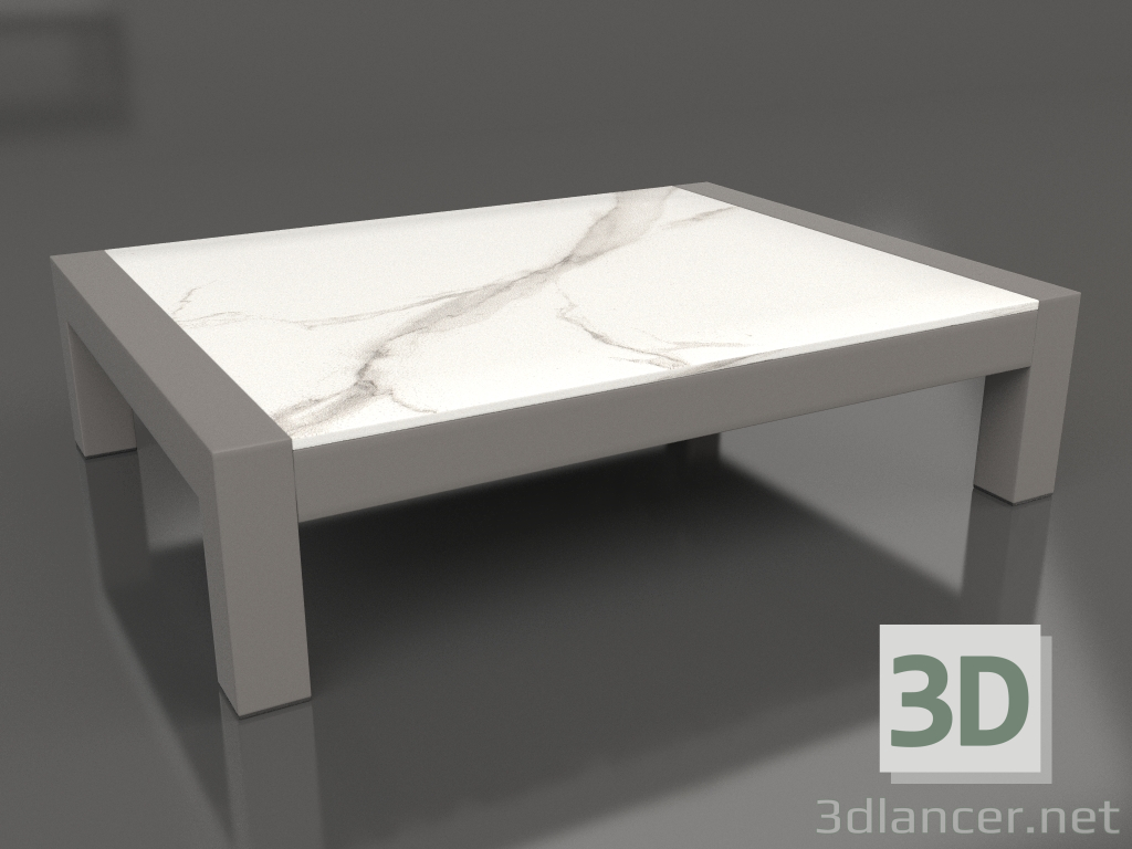 3d model Coffee table (Quartz gray, DEKTON Aura) - preview