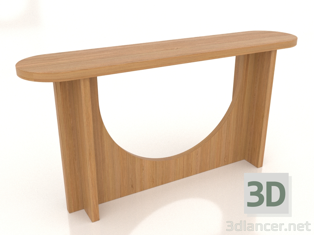 3D modeli Konsol BÜYÜK 1600 mm (doğal meşe) - önizleme