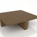 3d model Square coffee table PIETRA SQUARE - preview