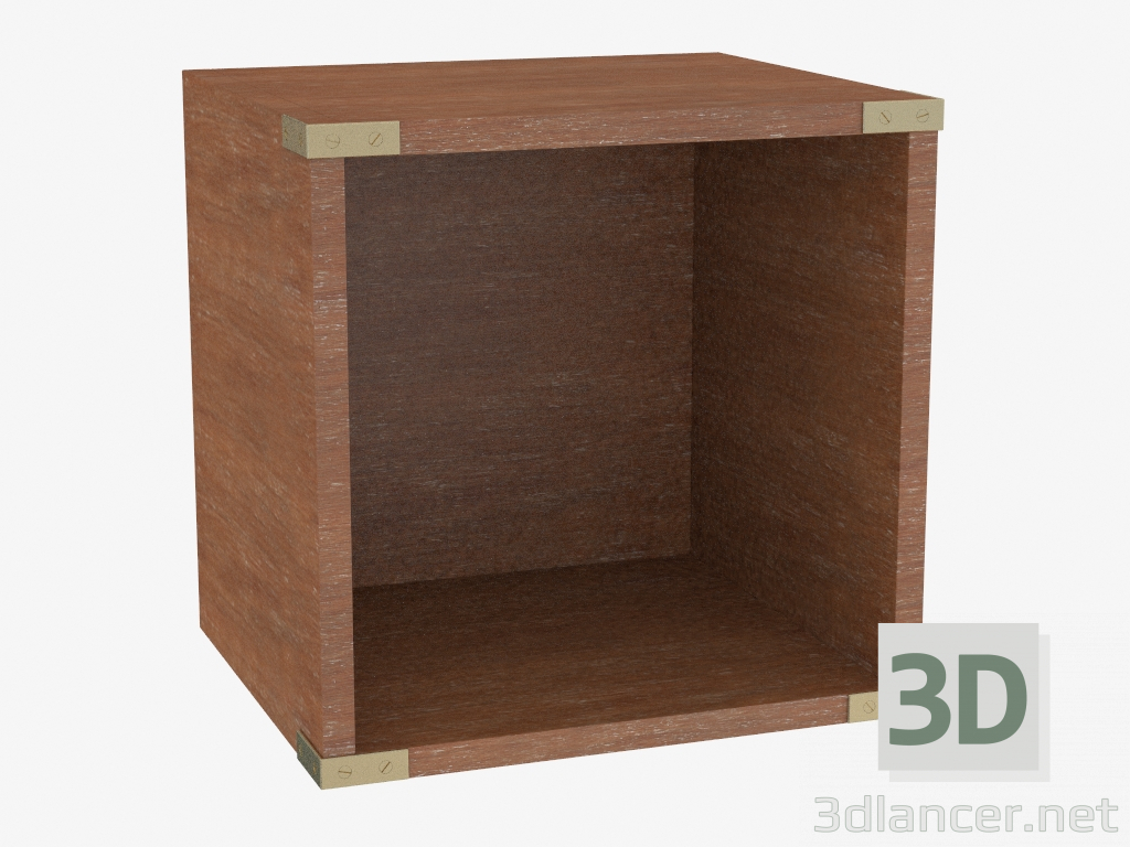 3d model Shelf wall square - preview