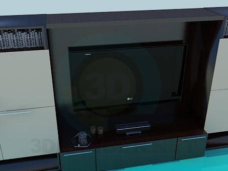 3d model Cabinet for TV - preview 3d model Cabinet for TV - preview