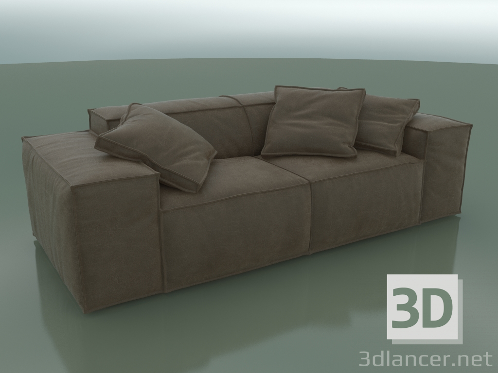 3D Modell Sofa dreifach Melia (2610 x 1100 x 760, 261ME-110) - Vorschau
