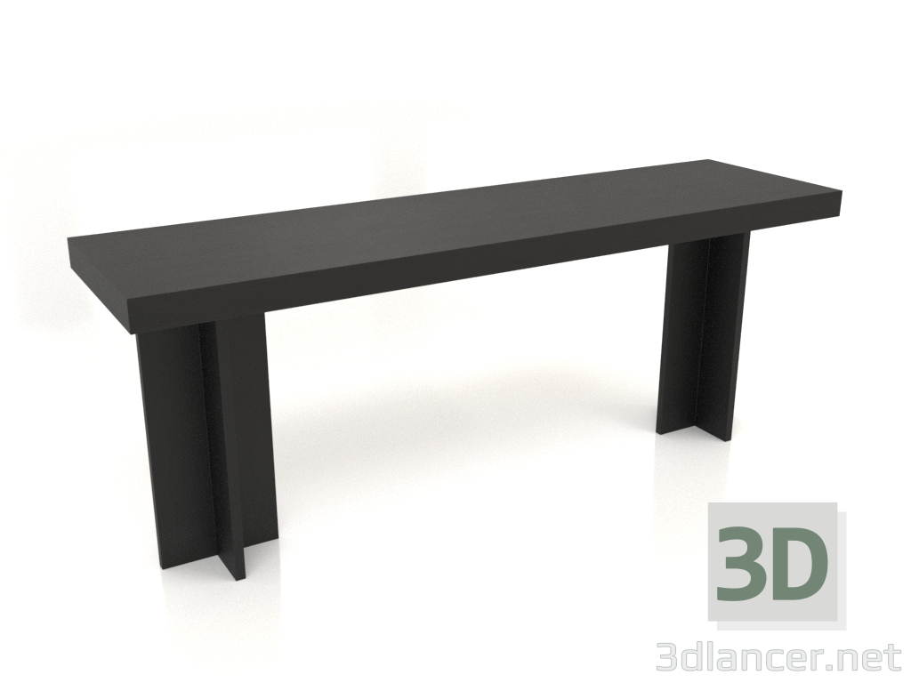 modello 3D Tavolo da lavoro RT 14 (2000х550х775, legno nero) - anteprima