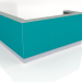 3d model Reception desk Linea LIN40P (2444x2050) - preview