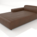 3d model Chaise longue 207 SOLO with a low armrest on the right - preview