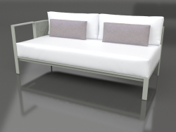 Módulo de sofá, seção 1 esquerda (cinza cimento)