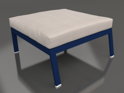 Sofa module, pouf (Night blue)