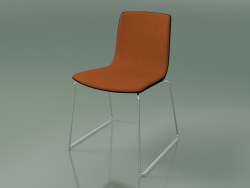 Stuhl 3936 (auf Kufen, Frontverkleidung, schwarze Birke)