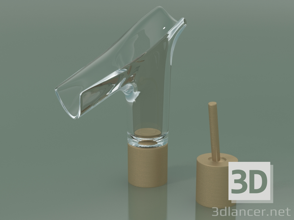 3D Modell 2-Loch-Waschtischmischer 110 (12115140) - Vorschau