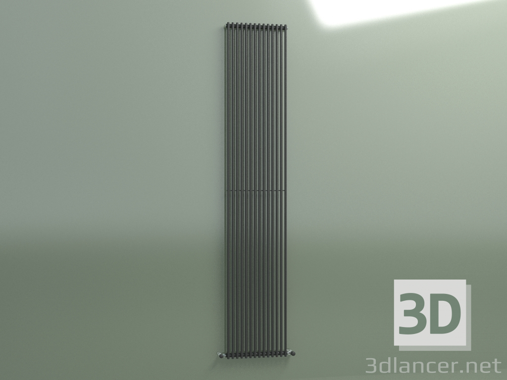 modèle 3D Radiateur vertical ARPA 1 (2520 14EL, noir transport RAL 9005) - preview