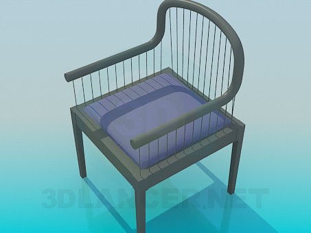 3d модель Стілець зі струнами – превью 3d модель Стілець зі струнами – превью
