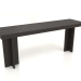 3d model Work table RT 14 (2000х550х775, wood brown dark) - preview