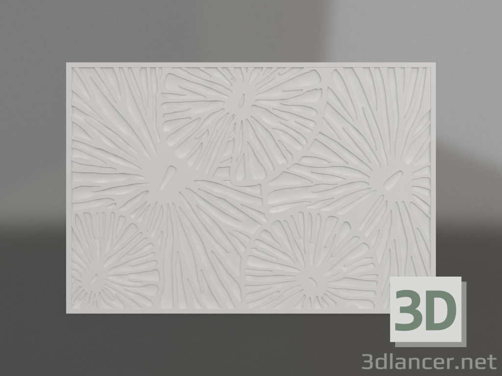 modello 3D Jannet bassorilievo - anteprima