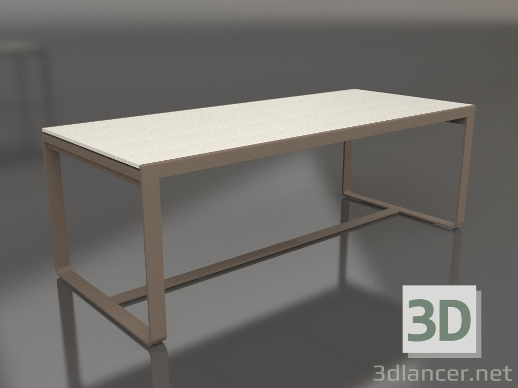 modèle 3D Table à manger 210 (DEKTON Danae, Bronze) - preview