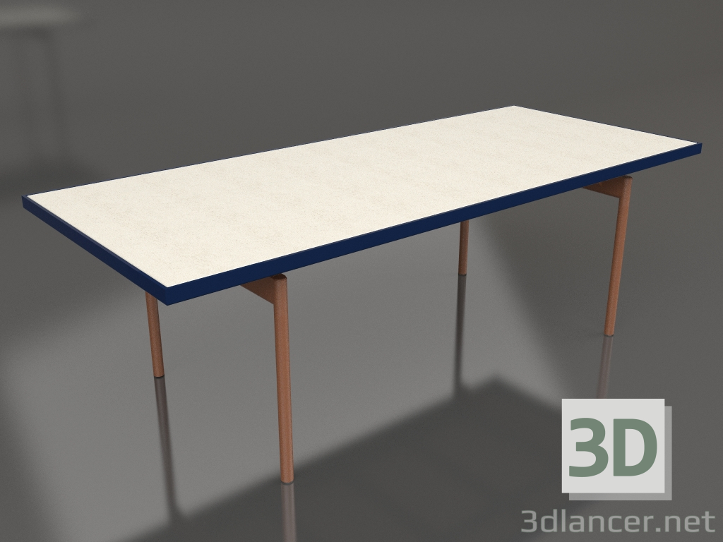 3d model Dining table (Night blue, DEKTON Danae) - preview