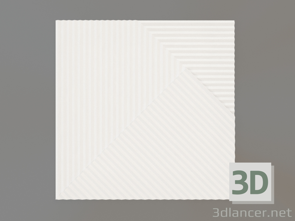 3d model Gypsum 3D panel Urban 1 - preview