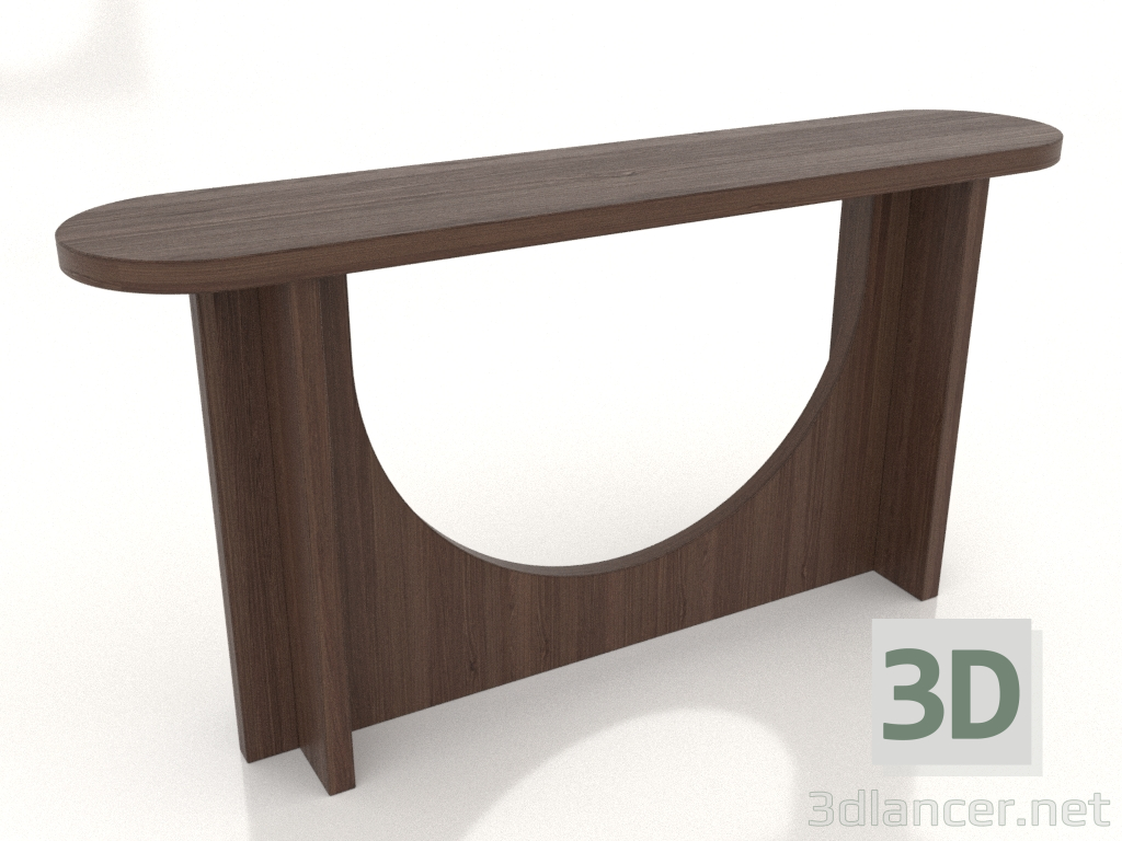 3D modeli Konsol BÜYÜK 1600 mm (koyu ceviz) - önizleme