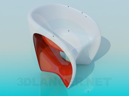 modelo 3D Sillón - escuchar modelo 3D Sillón - escuchar