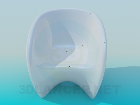 modelo 3D Sillón - escuchar modelo 3D Sillón - escuchar