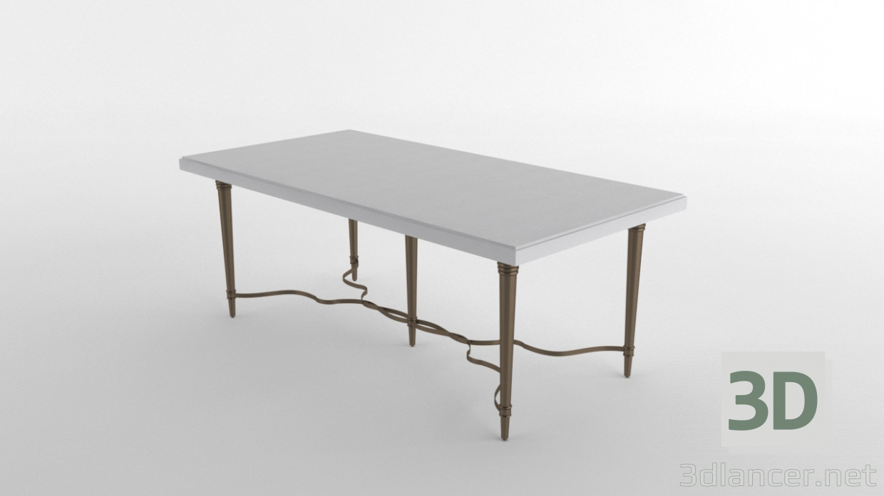 modèle 3D table - preview